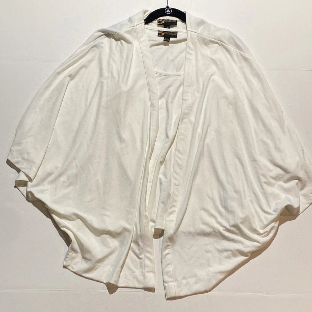 Serena Williams Signature Statement Women's S White Layered Shawl And Tank Top